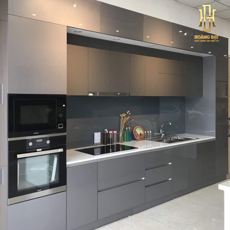 Tủ bếp nhựa cao cấp Hoàng Đạt - TBN009