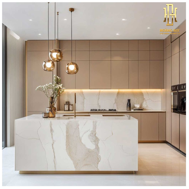 Tủ bếp nhựa cao cấp Hoàng Đạt - TBN011