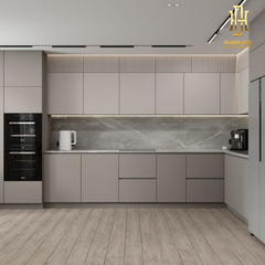 Tủ bếp nhựa cao cấp Hoàng Đạt - TBN013