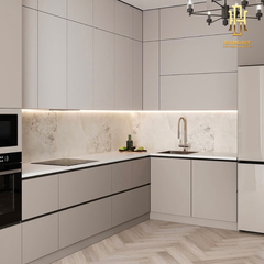 Tủ bếp nhựa cao cấp Hoàng Đạt - TBN013