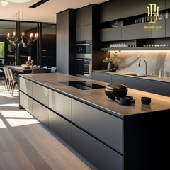 Tủ bếp nhựa cao cấp Hoàng Đạt - TBN016