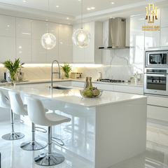 Tủ bếp nhựa cao cấp Hoàng Đạt - TBN017