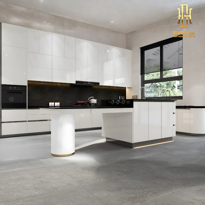 Tủ bếp nhựa cao cấp Hoàng Đạt - TBN024