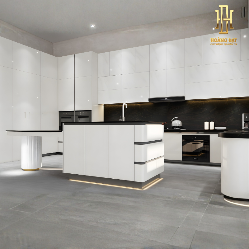 Tủ bếp nhựa cao cấp Hoàng Đạt - TBN024