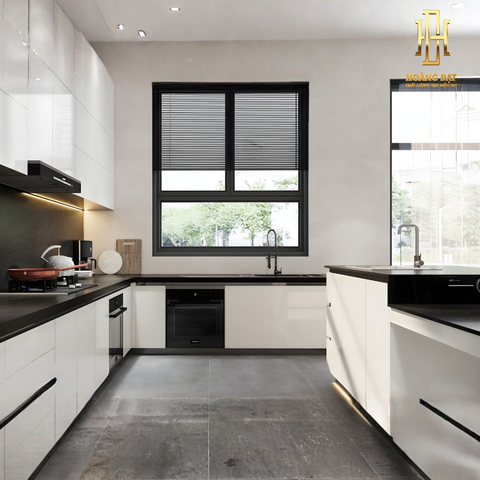 Tủ bếp nhựa cao cấp Hoàng Đạt - TBN024