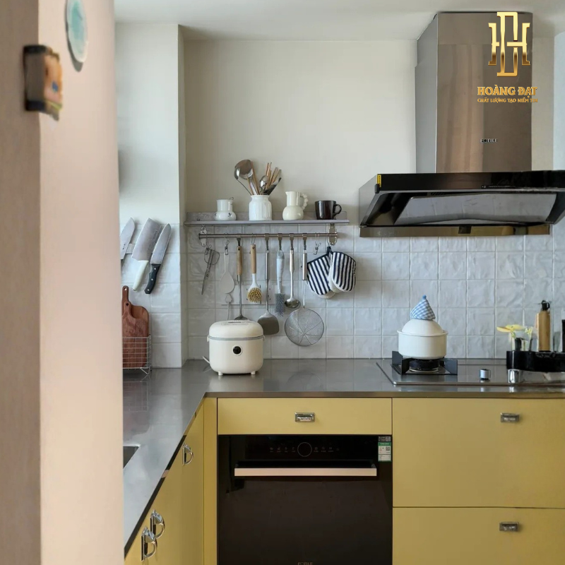 Tủ bếp nhựa cao cấp Hoàng Đạt - TBN025