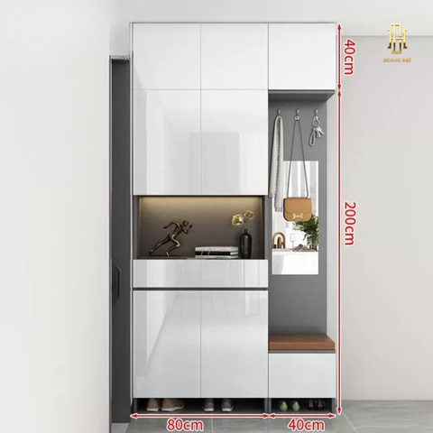 Tủ giày kịch trần cao cấp Hoàng Đạt - TG003