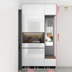 Tủ giày kịch trần cao cấp Hoàng Đạt - TG003