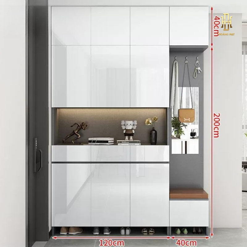 Tủ giày kịch trần cao cấp Hoàng Đạt - TG003