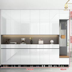 Tủ giày kịch trần cao cấp Hoàng Đạt - TG003