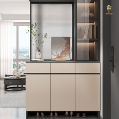 Tủ giày kịch trần cánh kính - TG001