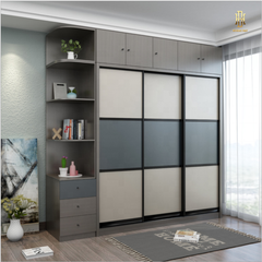 Tủ quần áo cửa lùa cao cấp Hoàng Đạt - TQA001