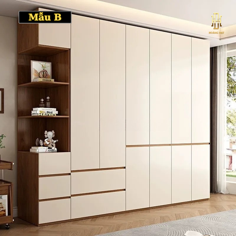 Tủ quần áo gỗ MDF cao cấp Hoàng Đạt - TQA005