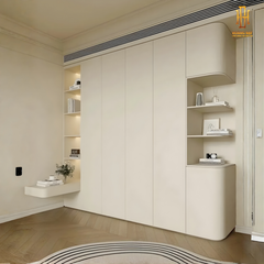 Tủ quần áo gỗ công nghiệp Hoàng Đạt (kèm kệ) - TQA010