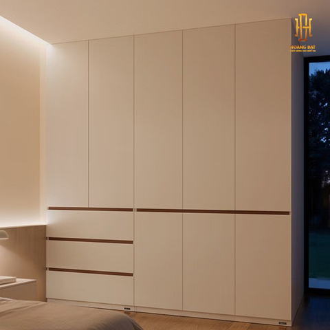 Tủ quần áo gỗ MDF cao cấp Hoàng Đạt - TQA013
