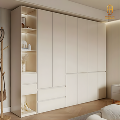 Tủ quần áo gỗ công nghiệp Hoàng Đạt - TQA017