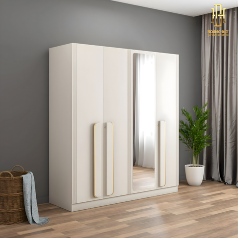 Tủ quần áo gỗ MDF cao cấp Hoàng Đạt - TQA019