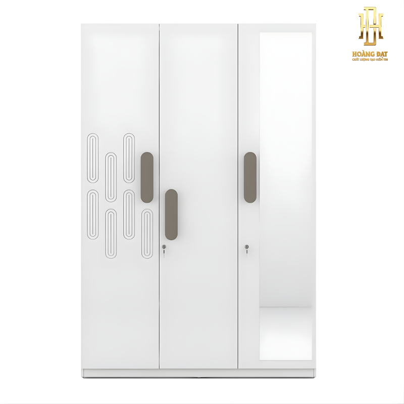 Tủ quần áo gỗ MDF cao cấp Hoàng Đạt - TQA020