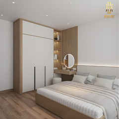 Tủ quần áo gỗ MDF cao cấp Hoàng Đạt - TQA022