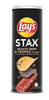  Snack lays stax bò sốt nấm ống 100g 