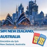  Sim Du Lịch New Zealand, Australia 