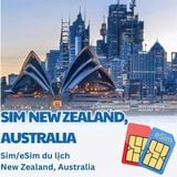  Sim Du Lịch New Zealand, Australia 