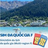  Sim Du Lịch 44 Nước Châu Âu, Á, Mỹ, Đại Dương Multi-region F 