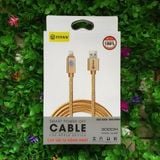  Cáp Sạc Lightning Titan Bọc Dù LED Tự Động Ngắt CL22 