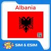  Sim Du Lịch Albania 