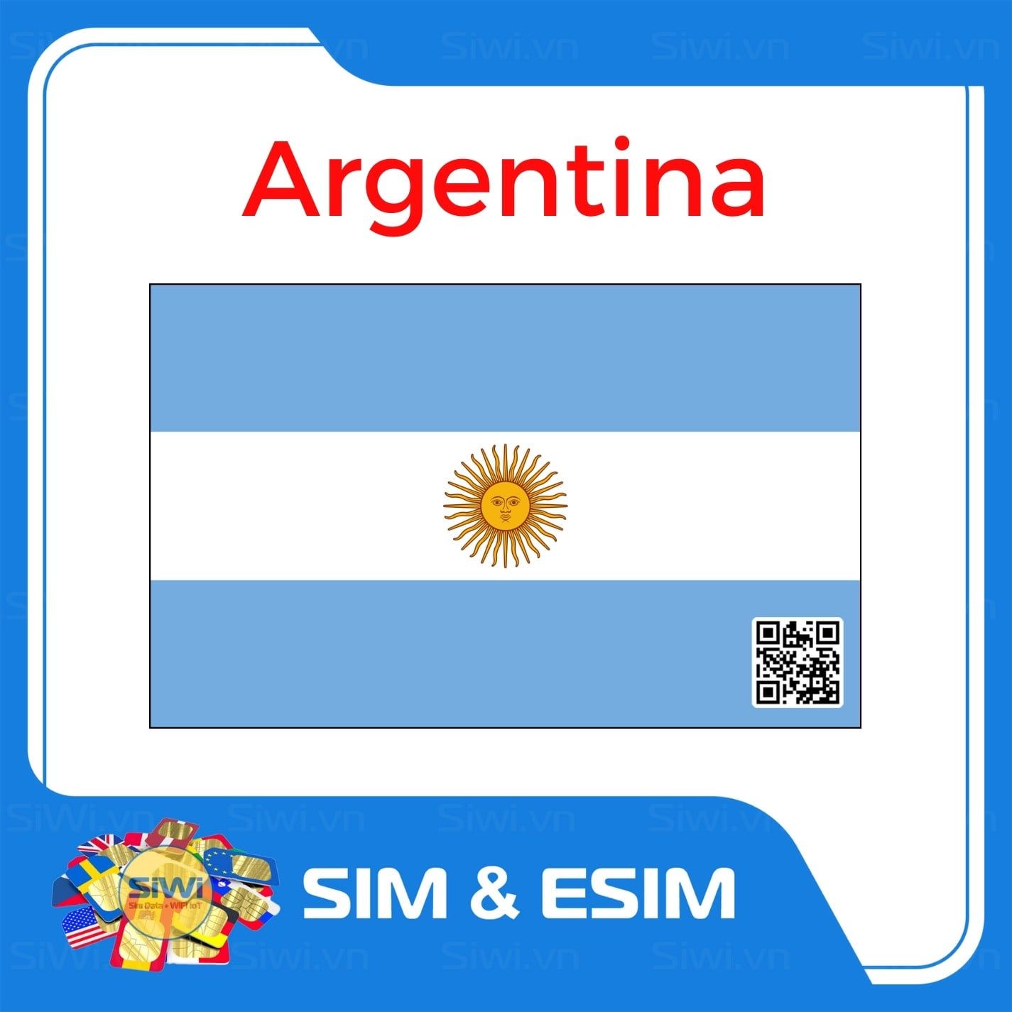  Sim Du Lịch Argentina 
