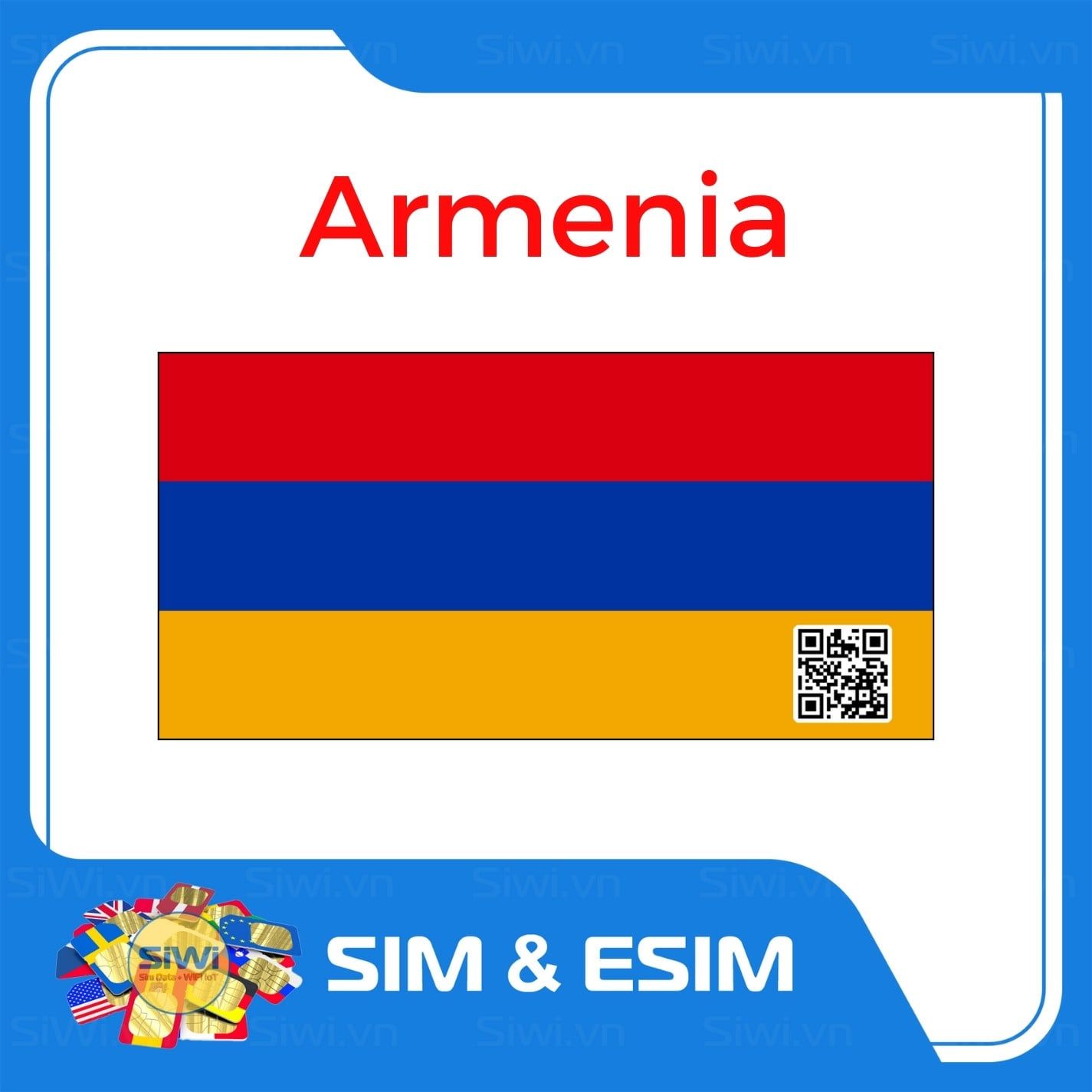  Sim Du Lịch Armenia 