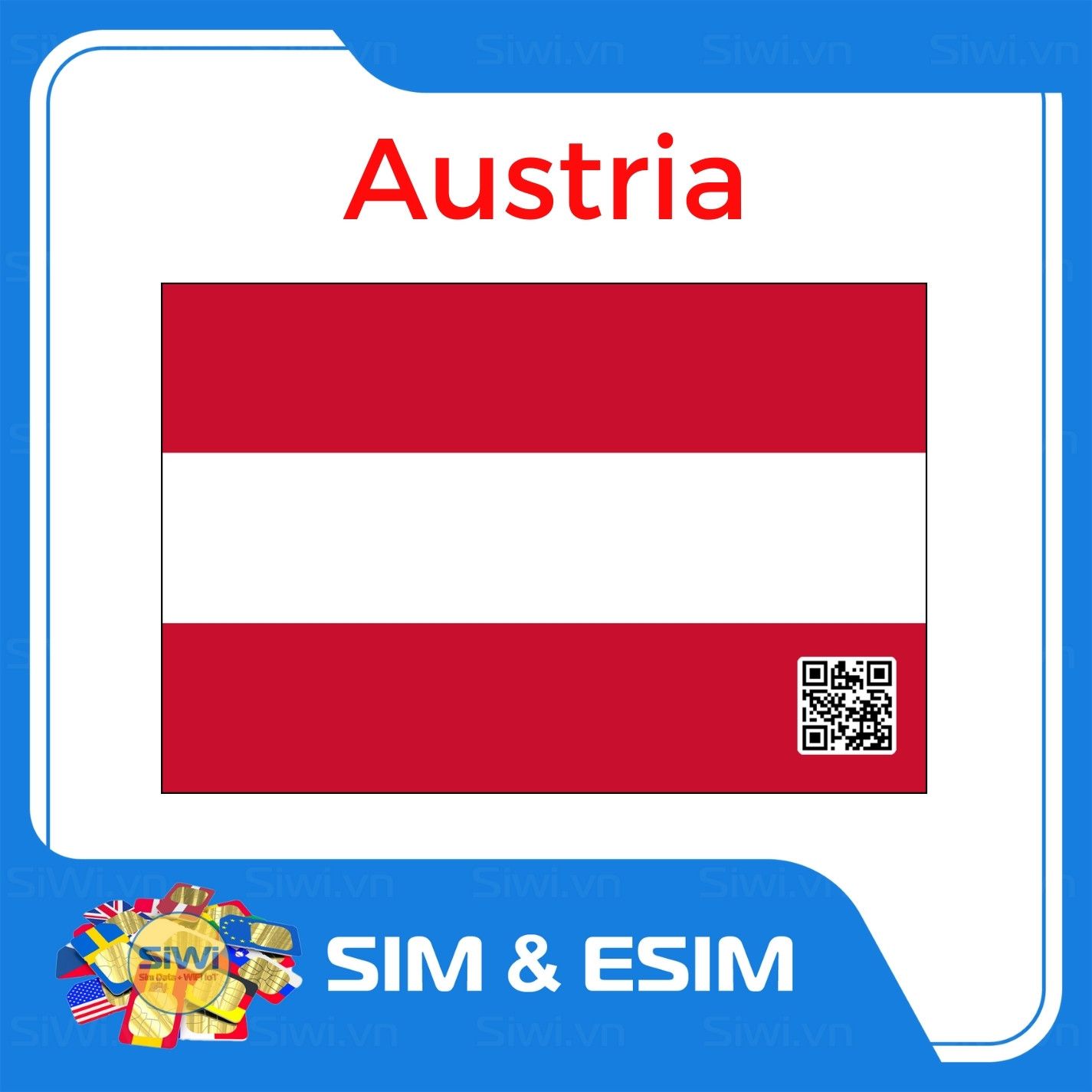  Sim Du Lịch Áo (Austria) 