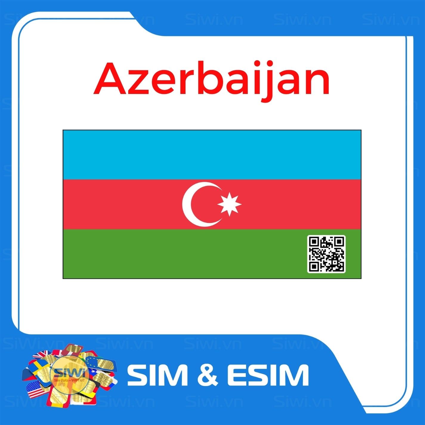  Sim Du Lịch Azerbaijan 