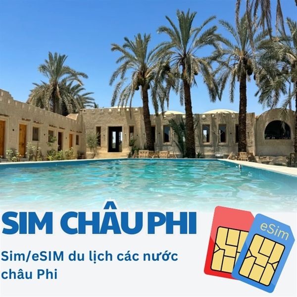  Sim Du Lịch Châu Phi - Africa 
