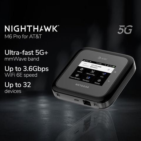  Bộ Phát Wifi 4G/5G Netgear Nighthawk M6 Băng Tần Kép Tốc Độ 3.6Gbps 