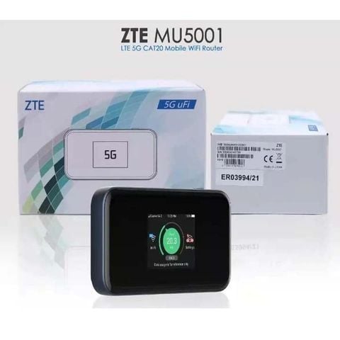  Bộ Phát Wifi 5G ZTE MU5001 Wifi 6 Tốc Độ 1000Mbps 