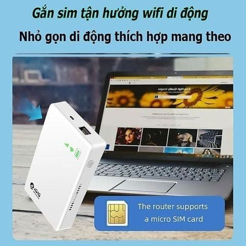  Bộ Phát Wifi Kiêm Sạc Dự Phòng Pix-Link TP10000 
