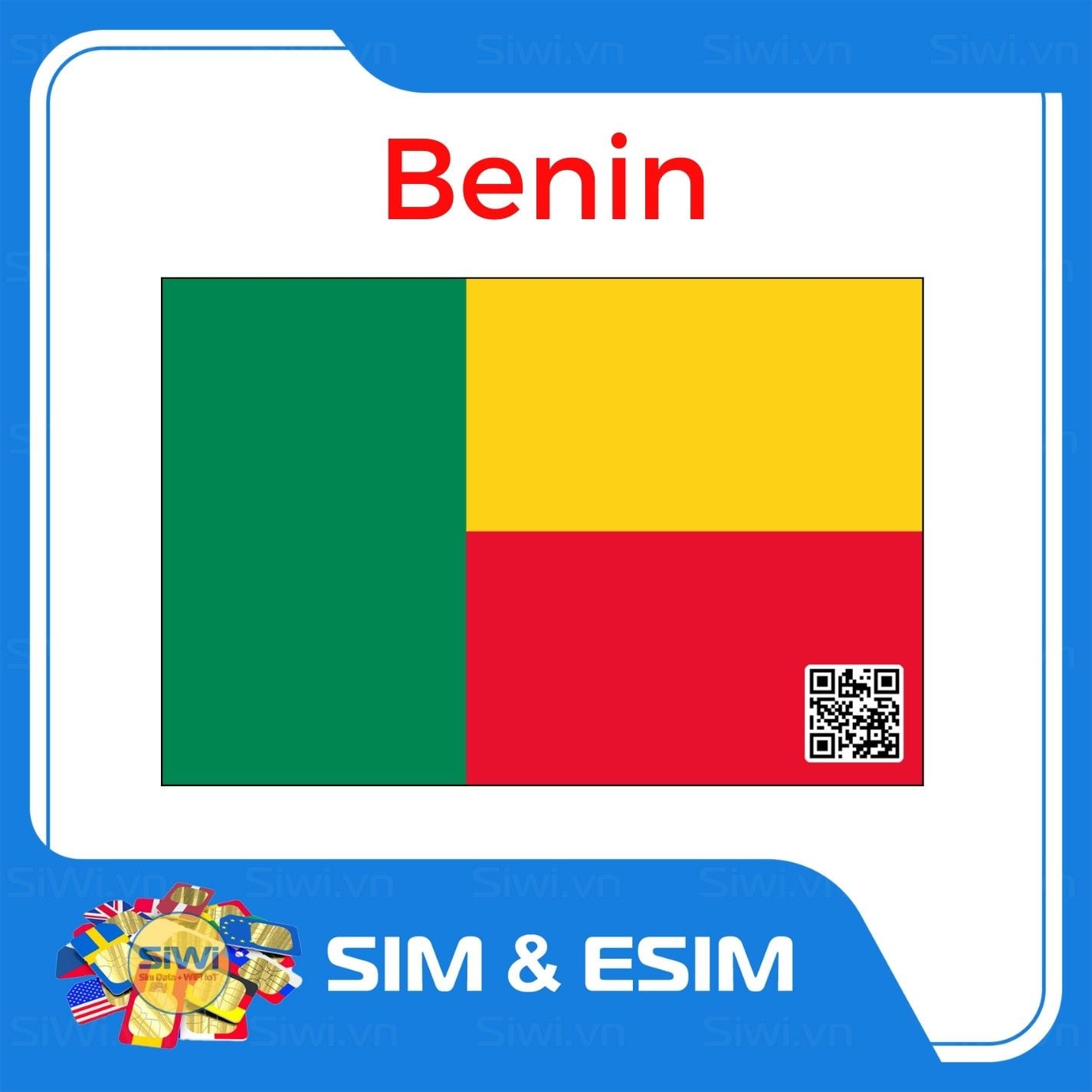  Sim Du Lịch Benin 