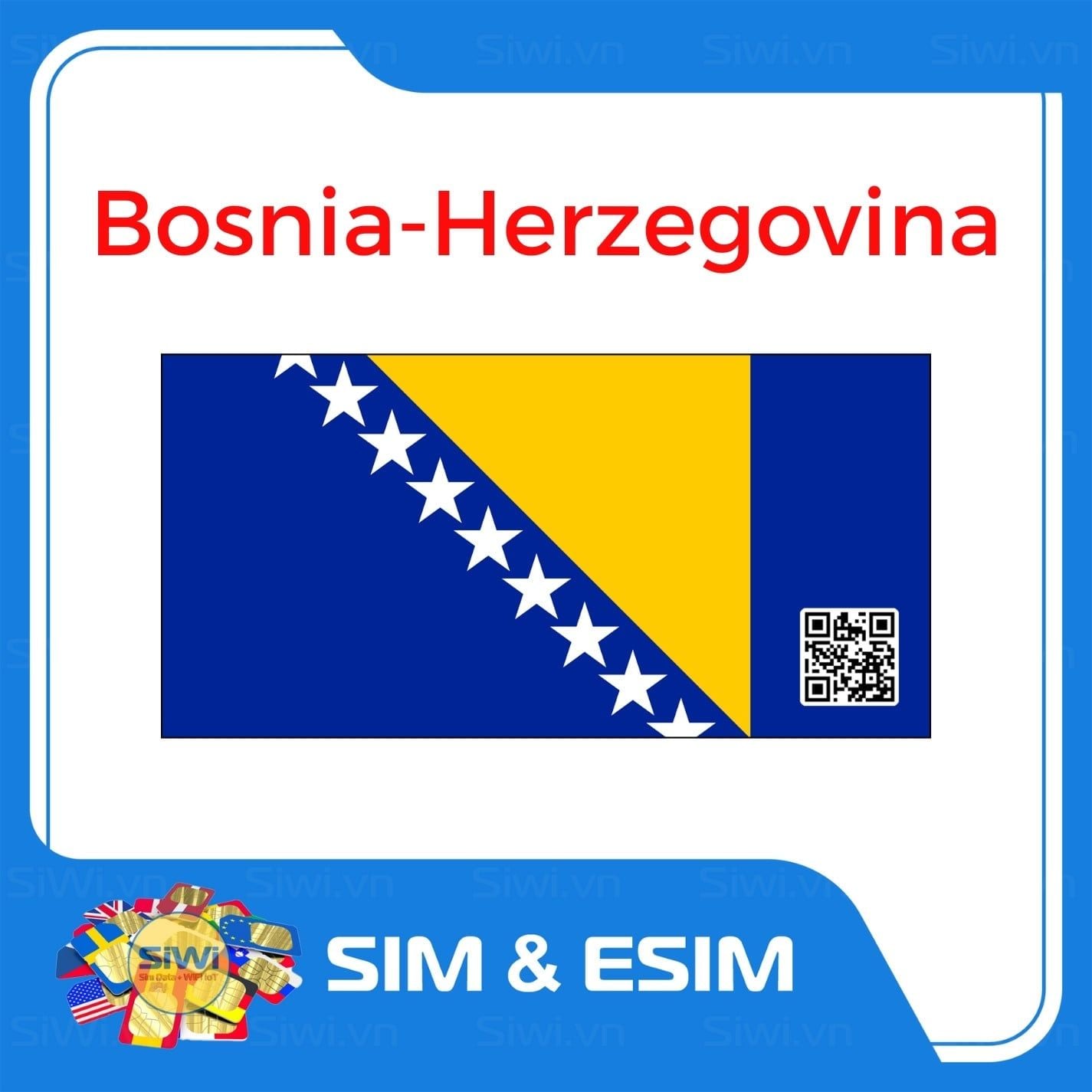  Sim Du Lịch Bosnia and Herzegovina 