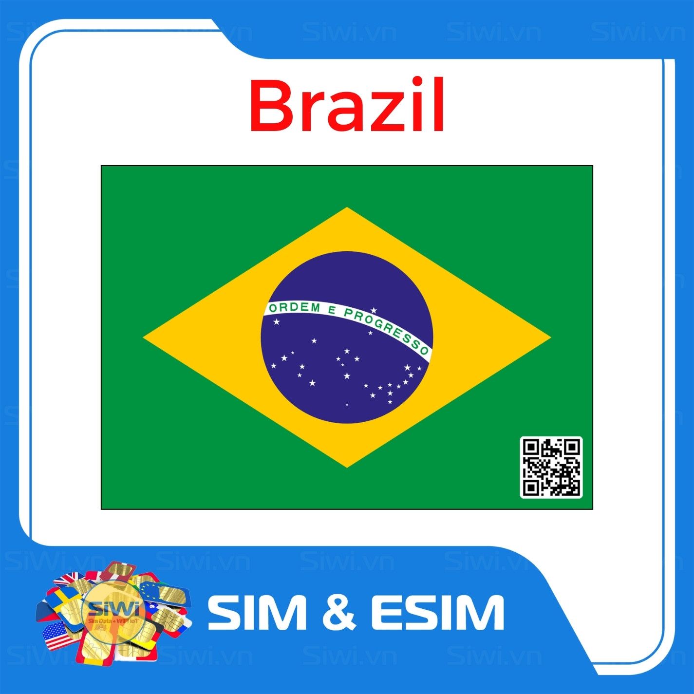  Sim Du Lịch Brazil 