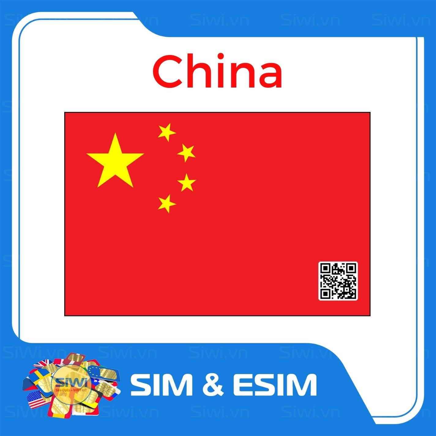  Sim Du Lịch Trung Quốc - China 