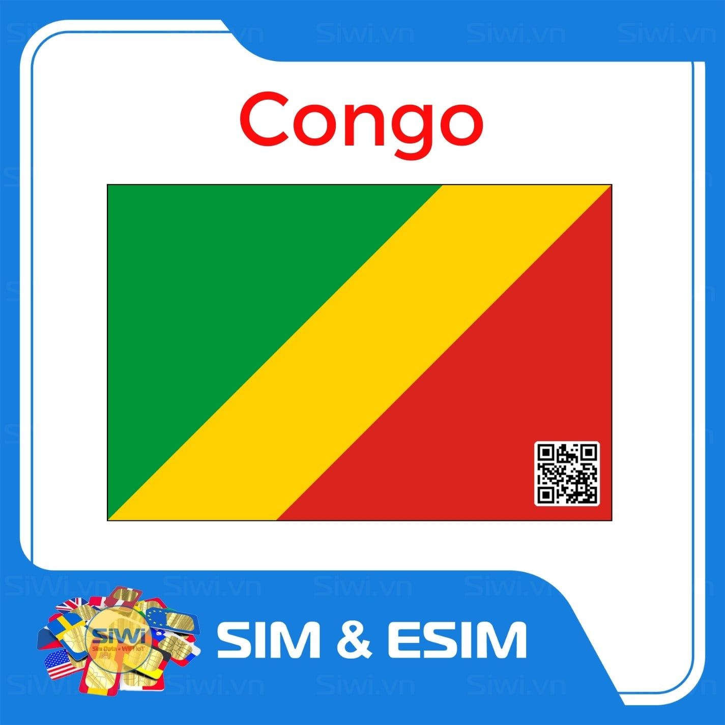  Sim Du Lịch Congo 