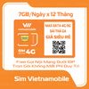  Sim 5G Vietnamobile D365 7GB/Ngày Trọn Gói 1 Năm 