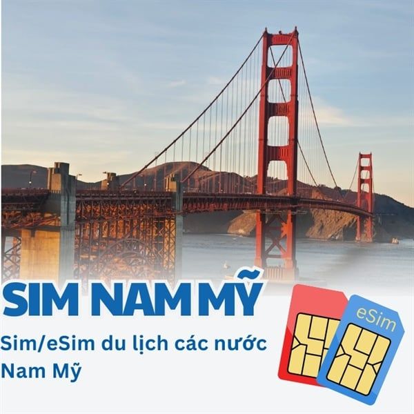  Sim Du Lịch Nam Mỹ - South America 