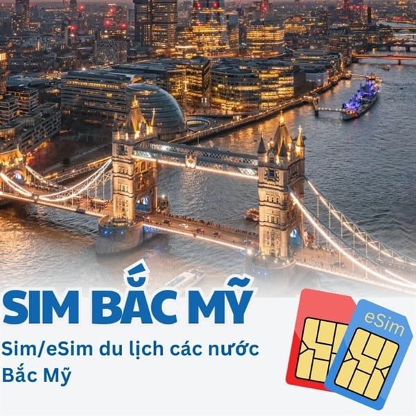  Sim Du Lịch Bắc Mỹ - North America A 