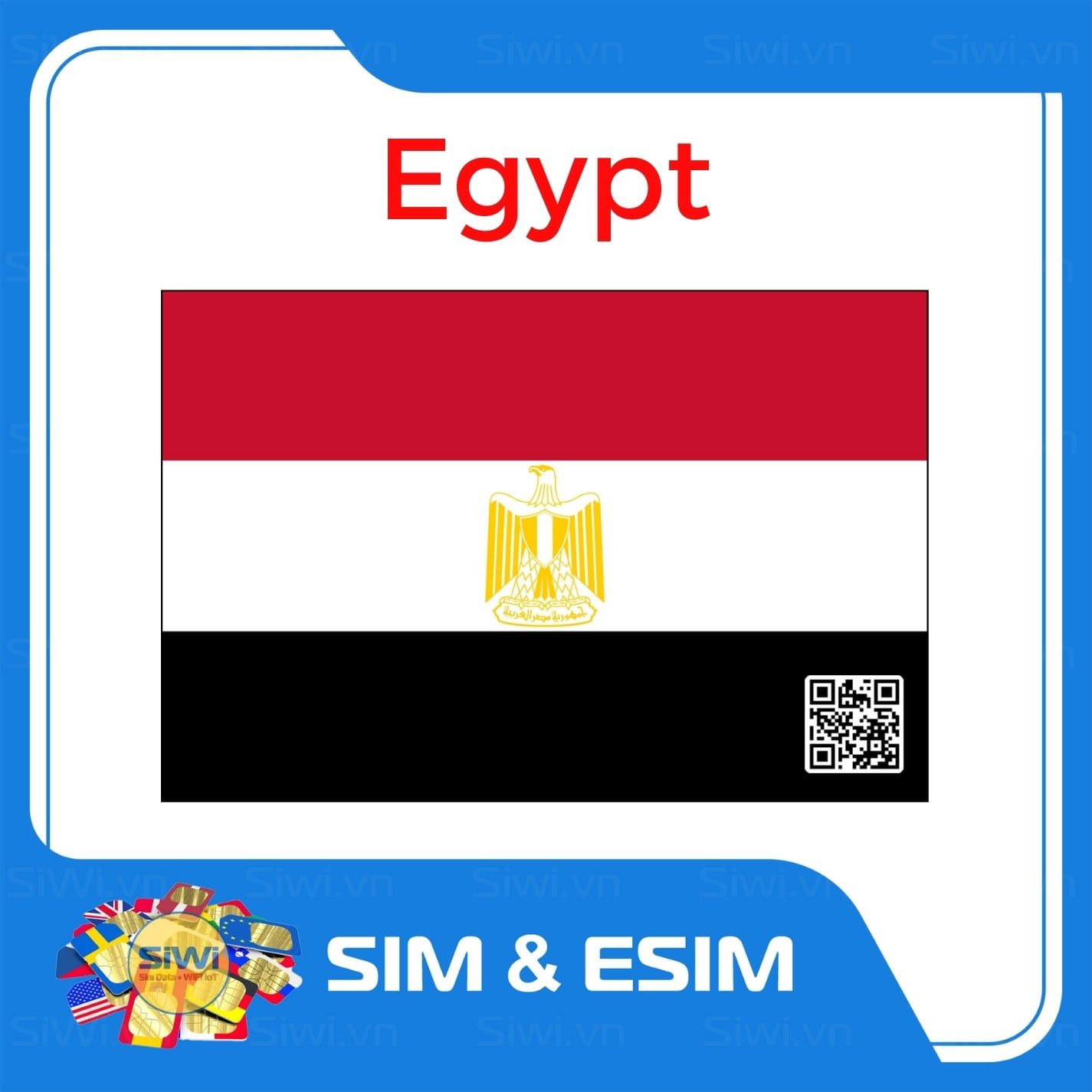  Sim Du Lịch Ai Cập - Egypt 
