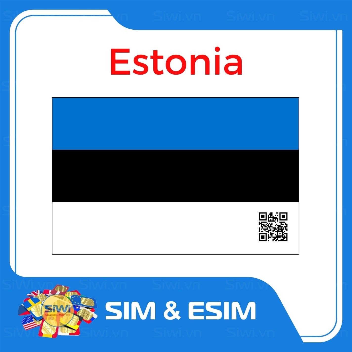  Sim Du Lịch Estonia 