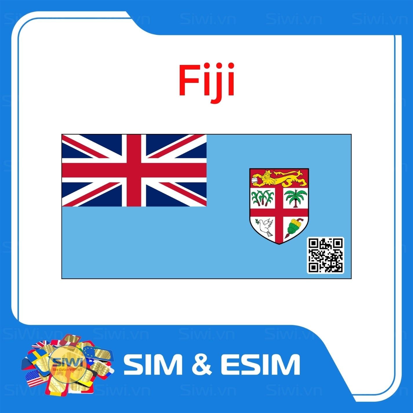  Sim Du Lịch Fiji 