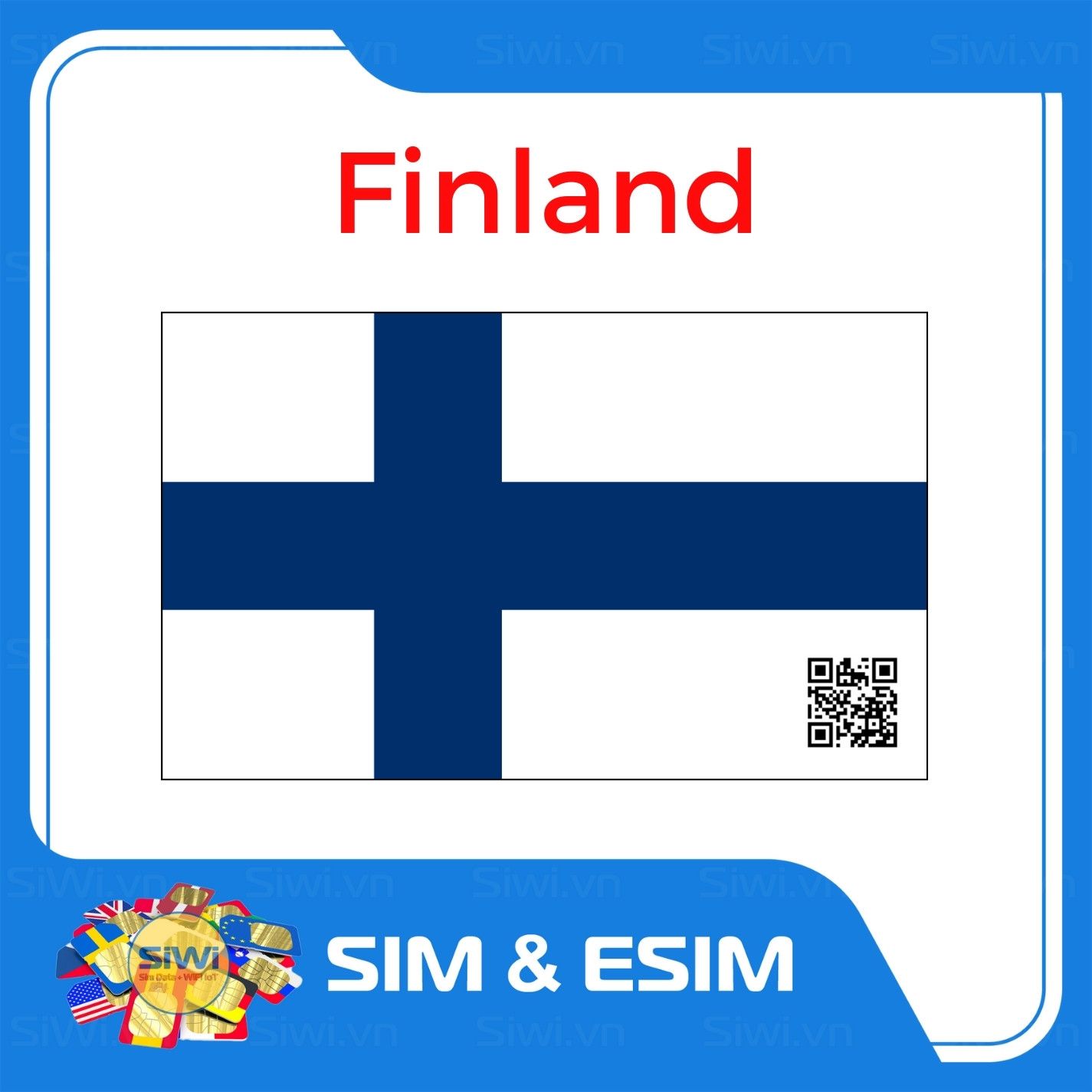 Sim Du Lịch Phần Lan - Finland 