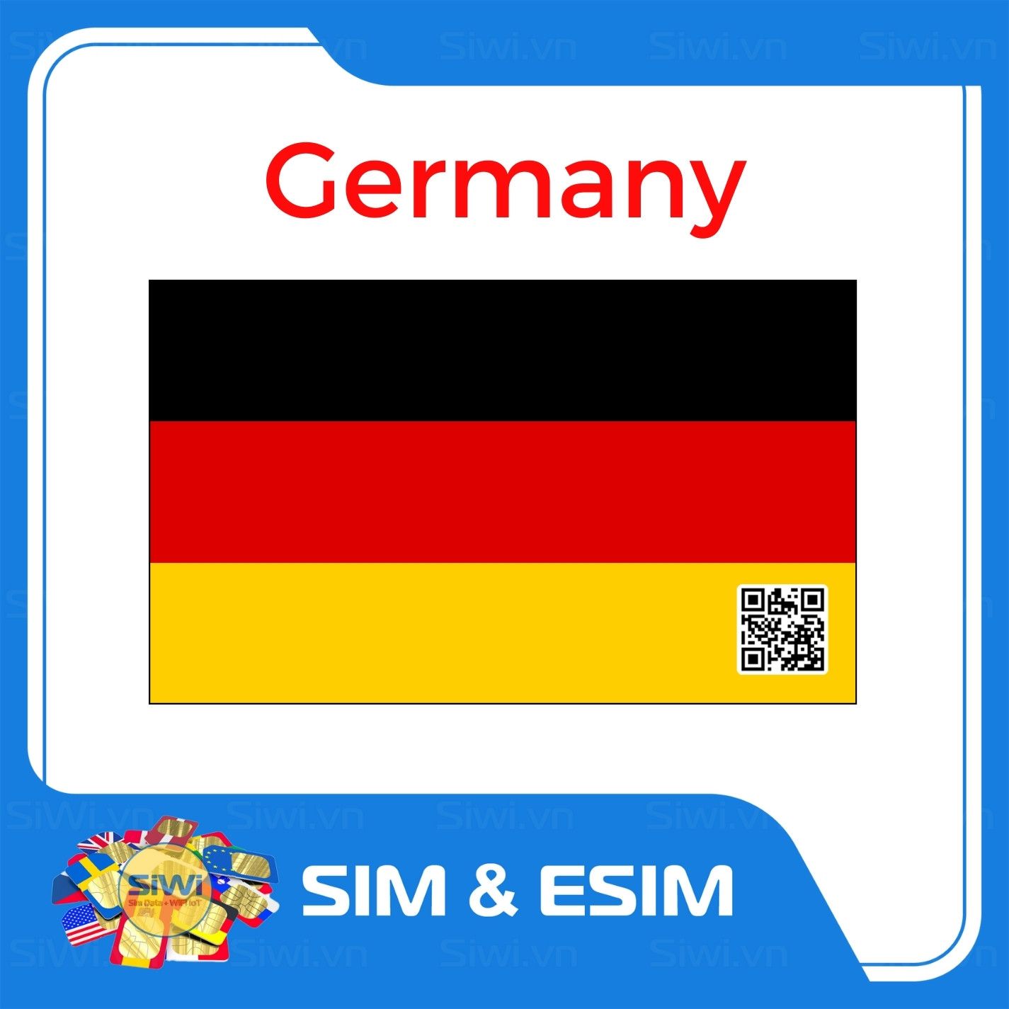  Sim Du Lịch Đức - Germany 